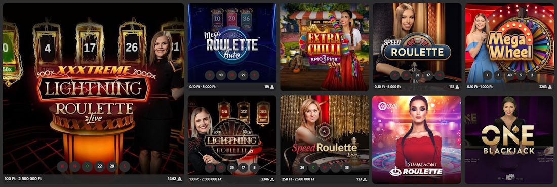 Slotimo élő kaszinó játékok